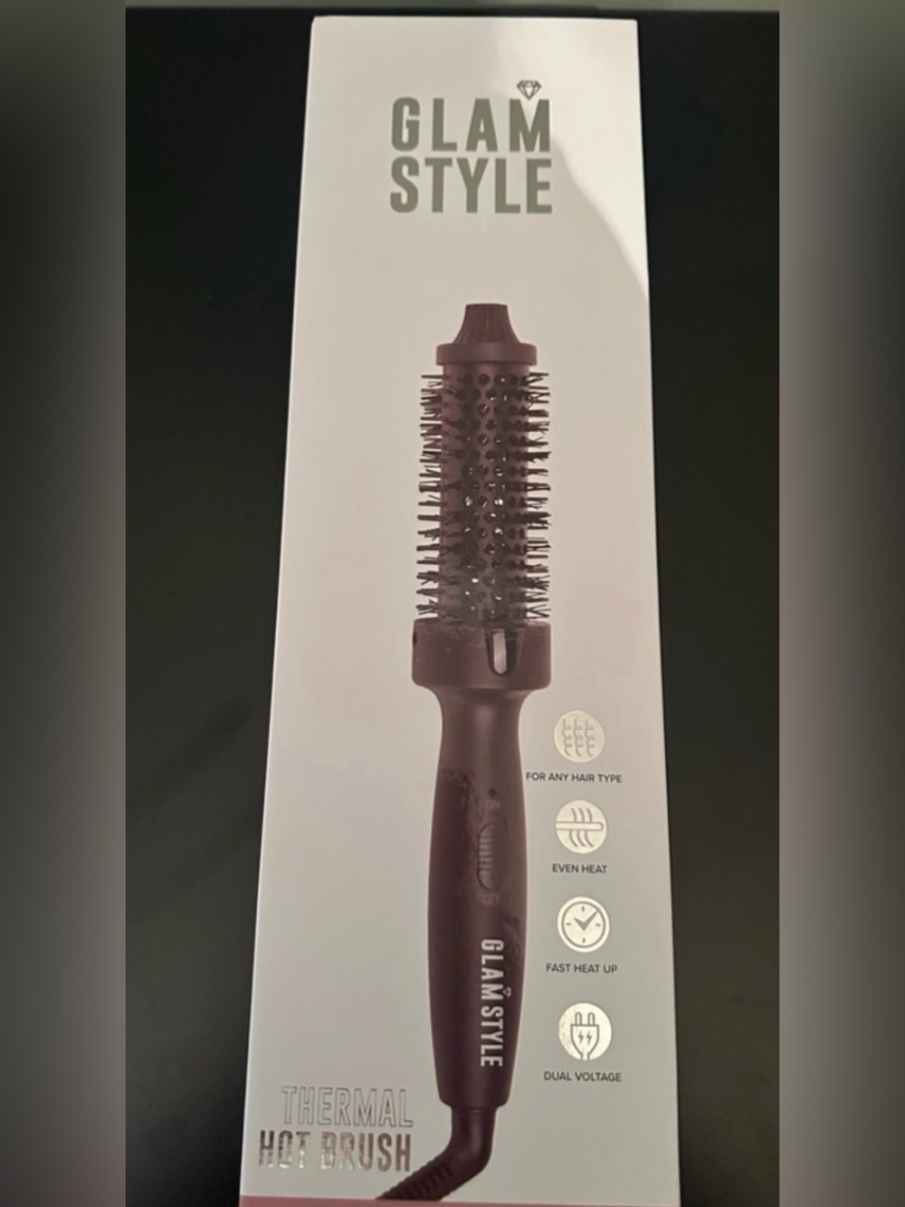NEW IN BOX! Glam Style Thermal Hot Brush